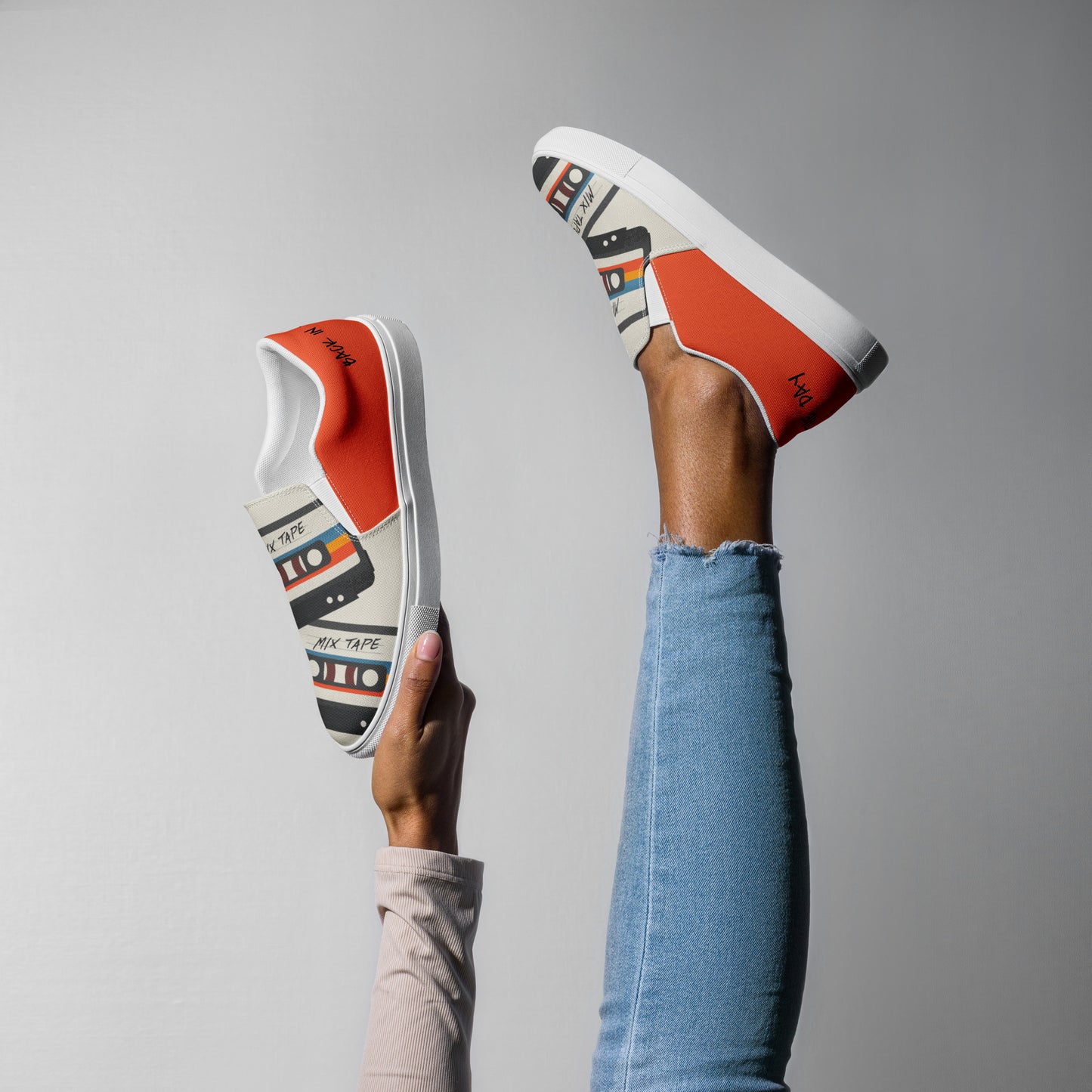 Mixed Tape - Women's Canvas Slip-On Sneaker