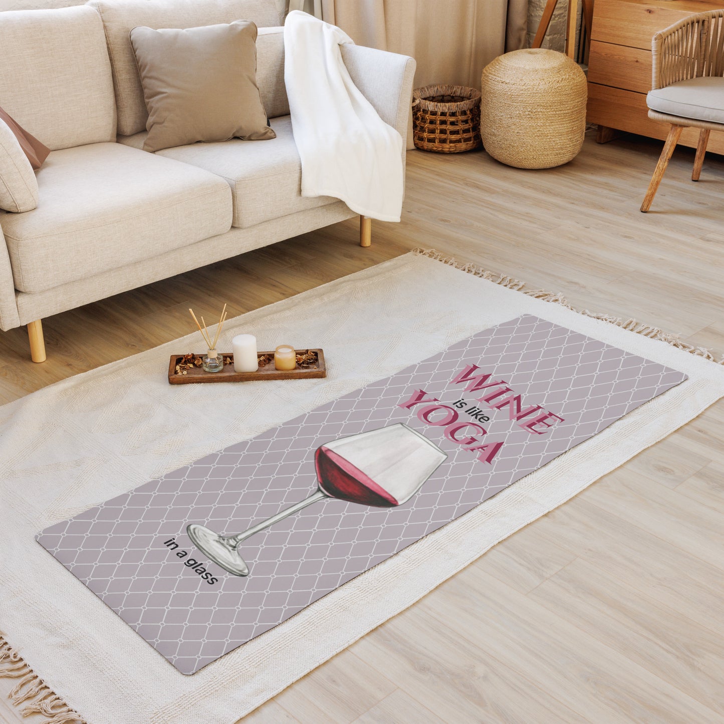 Wine Exercise Mat
